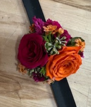 Colorful Wrist Corsage  