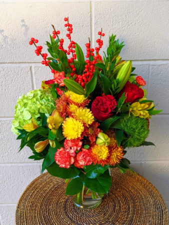 Neon Ilex Arrangement