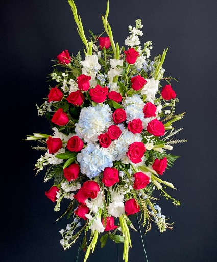 Fallen Glory Standing Funeral Spray