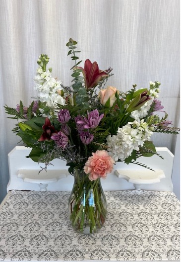 Falling for You  Vase Arrangement in Bluffton, SC | BERKELEY FLOWERS & GIFTS