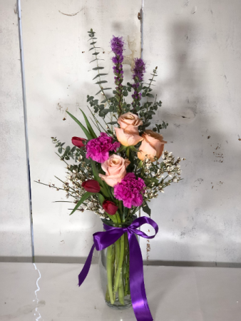 Falling in Love vase arrangement
