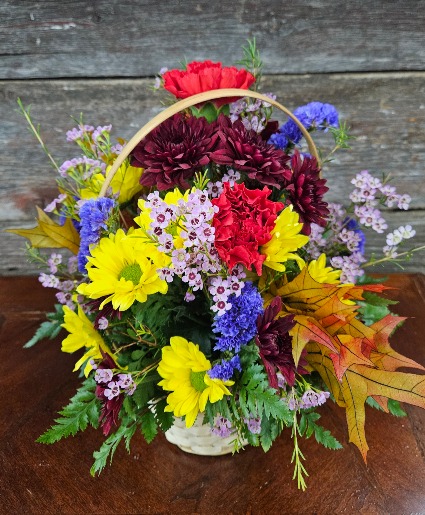 Falling Leaves Basket 