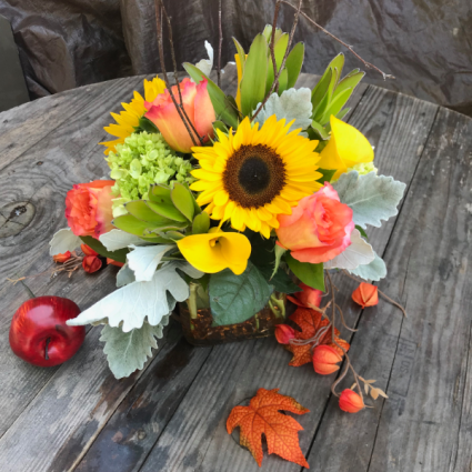 Harvest Sunset vase