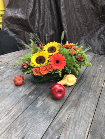 Falling Leaves vase