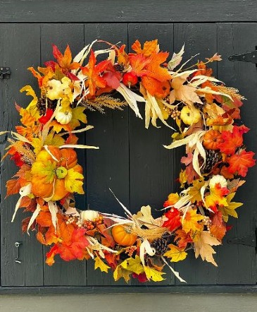 Fall is in the Air Wreath in Okatie, SC | Blossoms