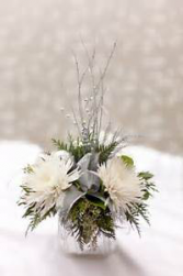 Falling Snow Floral Arrangement