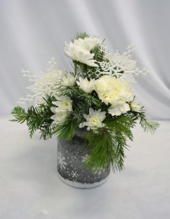 FALLING SNOW Fresh Arrangement