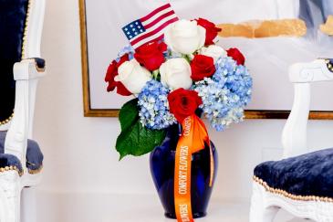 Celebrated American Soldier Fresh Cemetery Design in Houston, TX | Comfort Flowers