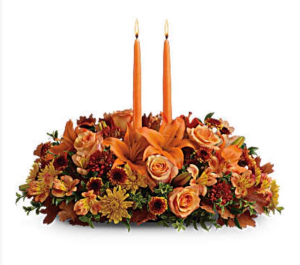 Family Centerpiece Thanksgiving Flowers