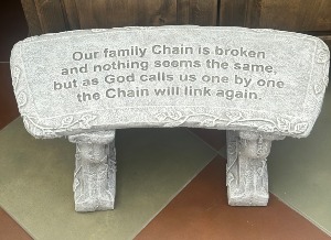 "Family Chain" Memorial Bench  