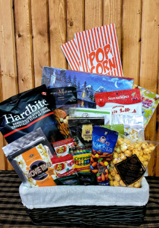 Family Fun Night Gift Basket in Vernon, BC | SIMPLY BASKETS AND HARRIS FLOWERS