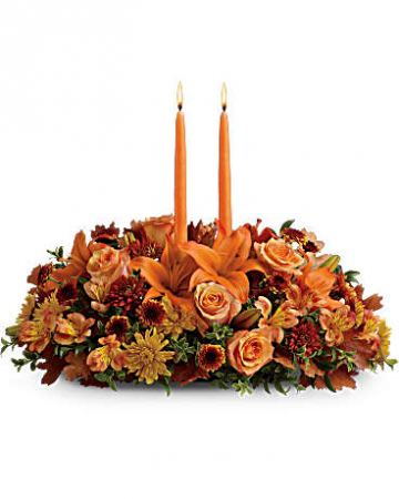 Family Gathering Fall Arrangement