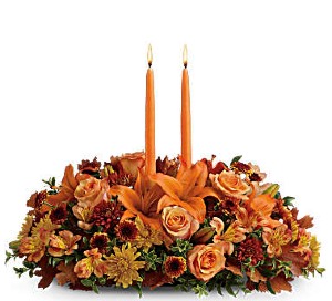 Family Gathering Thanksgiving center piece