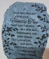 FAMILY TREE MEMORY STONE