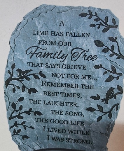 FAMILY TREE MEMORY STONE
