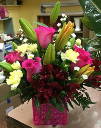 Fanciful Cube Arrangement
