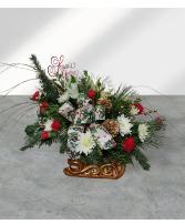 Fanciful Sleighride FHF-W651 Fresh Flower Keepsake (Local Delivery Only)