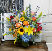 Fancy Fall Vase Arrangement