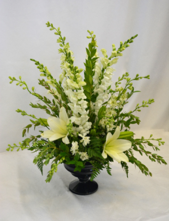FAREWELL IN WHITE Flower Arrangement