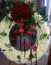 Farewell kisses Funeral Wreaths