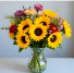 Farm Cut Blooms Vase Arrangement 
