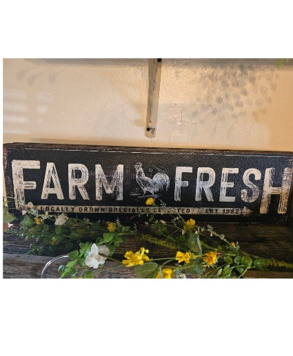Farm fresh sign Gift item house and home