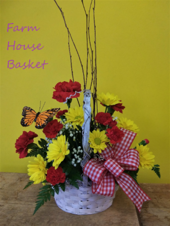Farm House Basket   in Presque Isle, ME | COOK FLORIST, INC.
