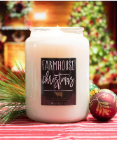 Farm House Christmas Candle Seasonal Candle