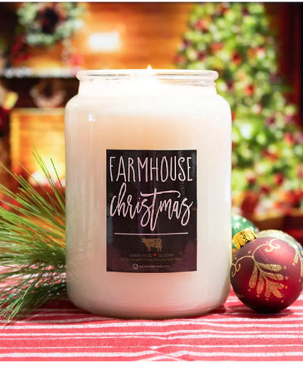 Farm House Christmas Candle Seasonal Candle