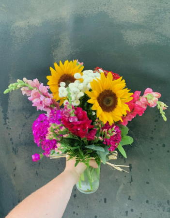 Farmer's Bunch Vase Arrangement
