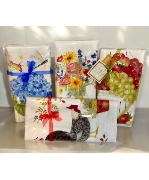 Cotton Tea Towels - 4 Set Gift Set - Small Business Supporting (LGOE)