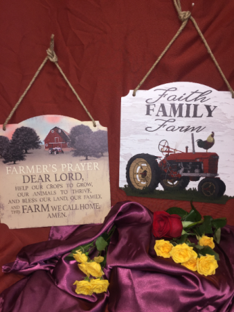 FARMERS PRAYER SIGN