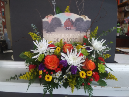 Farmer's Prayer Sympathy Arrangement Sympathy