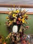 farmhouse fall door wreath fall decor