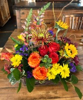 Farmhouse Thanksgiving Basket  in Waupaca, Wisconsin | Barnwood Farms - Flower & Keepsake Co.