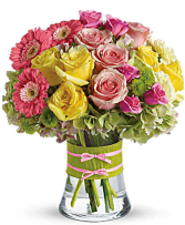 FASHIONOSTA BLOOMS BOUQUET Vase Arrangement