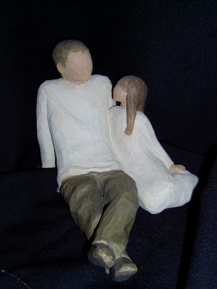 Father & daughter Willow Tree