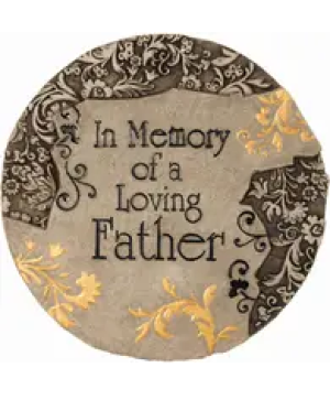 Father Memorial Stepping Stone Stone