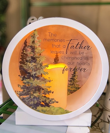 Father Shadow Box Lantern 