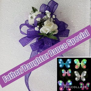 Lewis Center Father/Daughter Dance Special 1/26/19 Corsage in Hesperia, CA | FAIRY TALES FLOWERS & GIFTS Lewis Center Father/Daughter Dance Special 1/26/19 Corsage in Hesperia, CA | FAIRY TALES FLOWERS & GIFTS