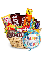 Father's Day Candy & Balloon Basket 