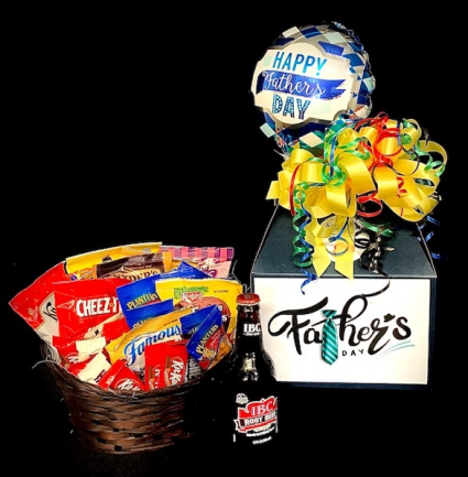 Father's Day Candy Bouquet Root Beer & Snacks