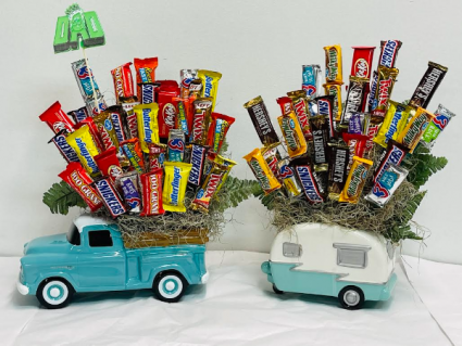 Father's Day Deluxe Candy Combo Candy Arrangement