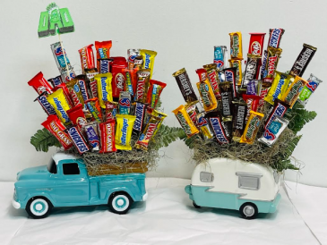 Father's Day Deluxe Candy Combo Candy Arrangement