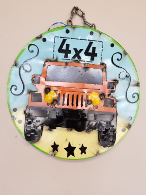 Everyday Metal Jeep Sign