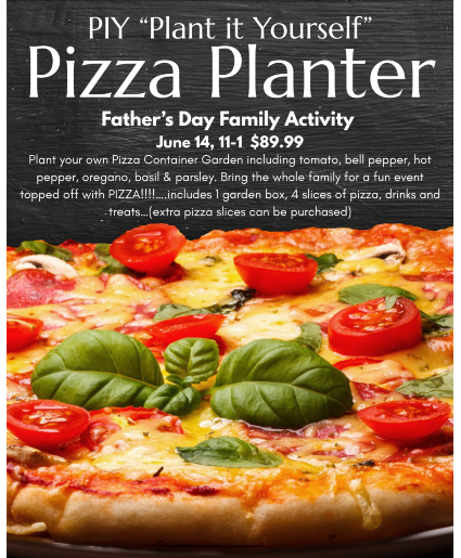 Father's Day Plant it Yourself Pizza Planter