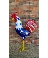 FATHER'S DAY USA ROOSTER ALL METAL