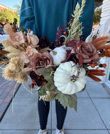 Faux and Dried Fall Arrangement in Broken Arrow, OK | Penelope and Lu Faux and Dried Fall Arrangement in Broken Arrow, OK | Penelope and Lu