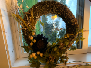 Faux Door Wreath 