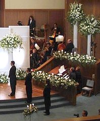 Pedestals/Columns/Candelabra Wedding Ceremony Flowers